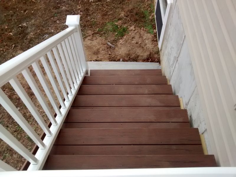 Finished Wood Railings