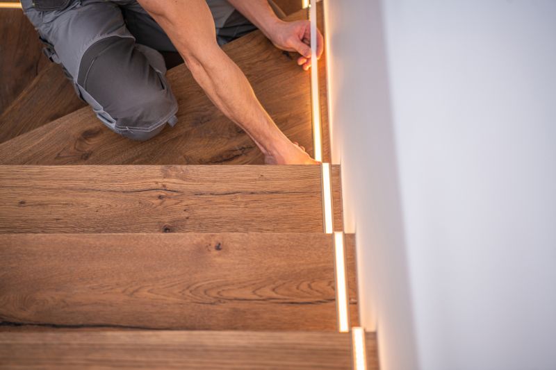 Curved Staircase Installation in Olathe, KS